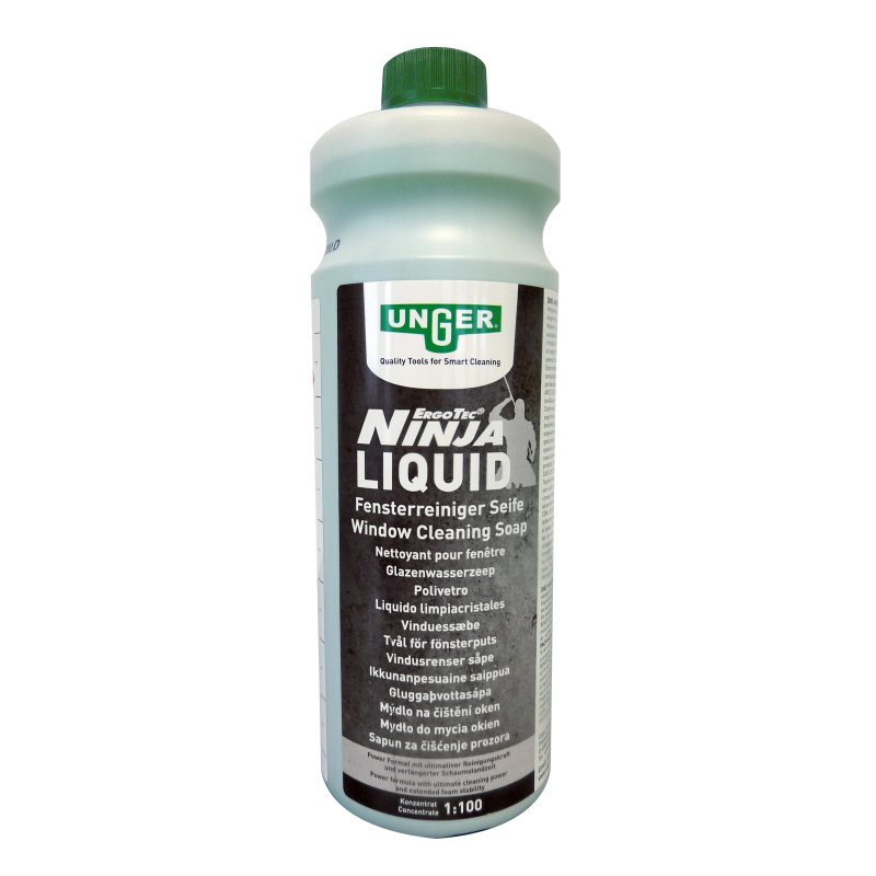 Unger Power - Ninja Liquid Glazenwasserszeep - 1L