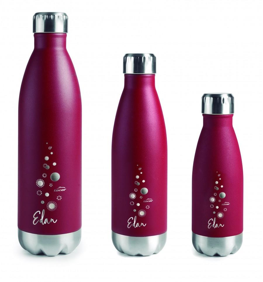 Lacor Edan Drinkfles - Rvs - Rood