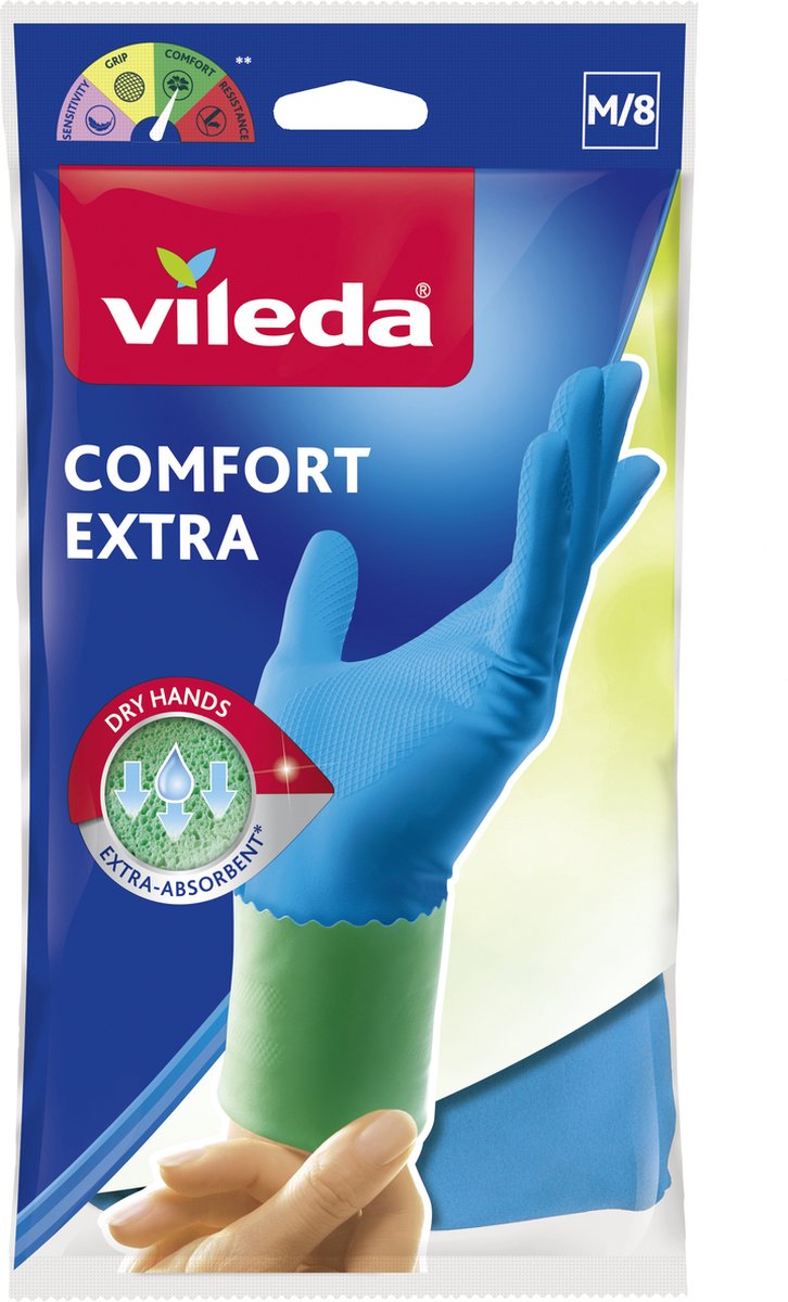 Vileda Handschoenen Comfort Extra - 12 paar